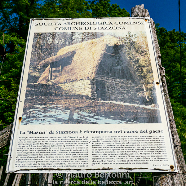 Tabellone informativo sulla Masun ricostruito di Stazzona
Stazzona, Como, Italia

Panasonic Lumix LX100 II

Codice: 22.PA.2611